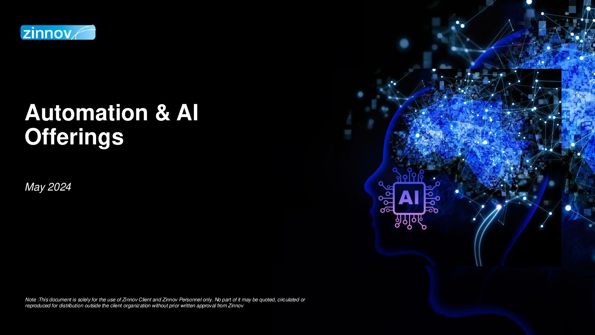 Enterprise Automation & AI Brief overview