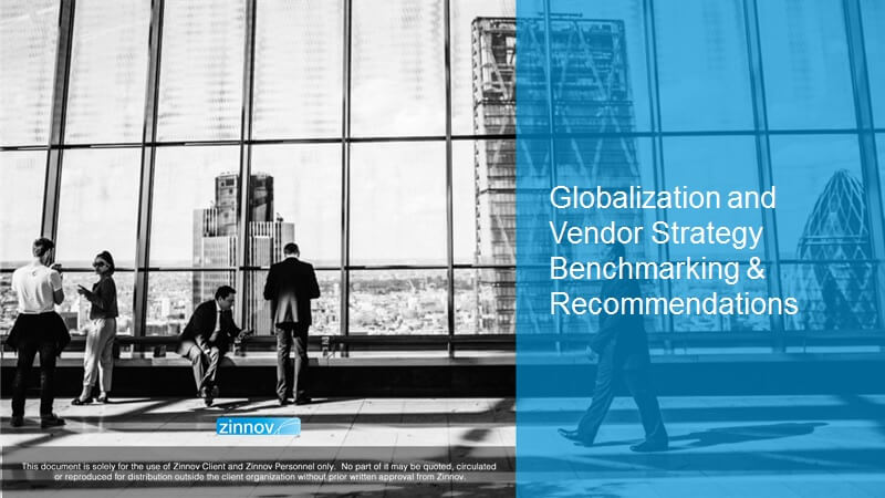 Globalization and Vendor Strategy Benchmarking & Recommendations