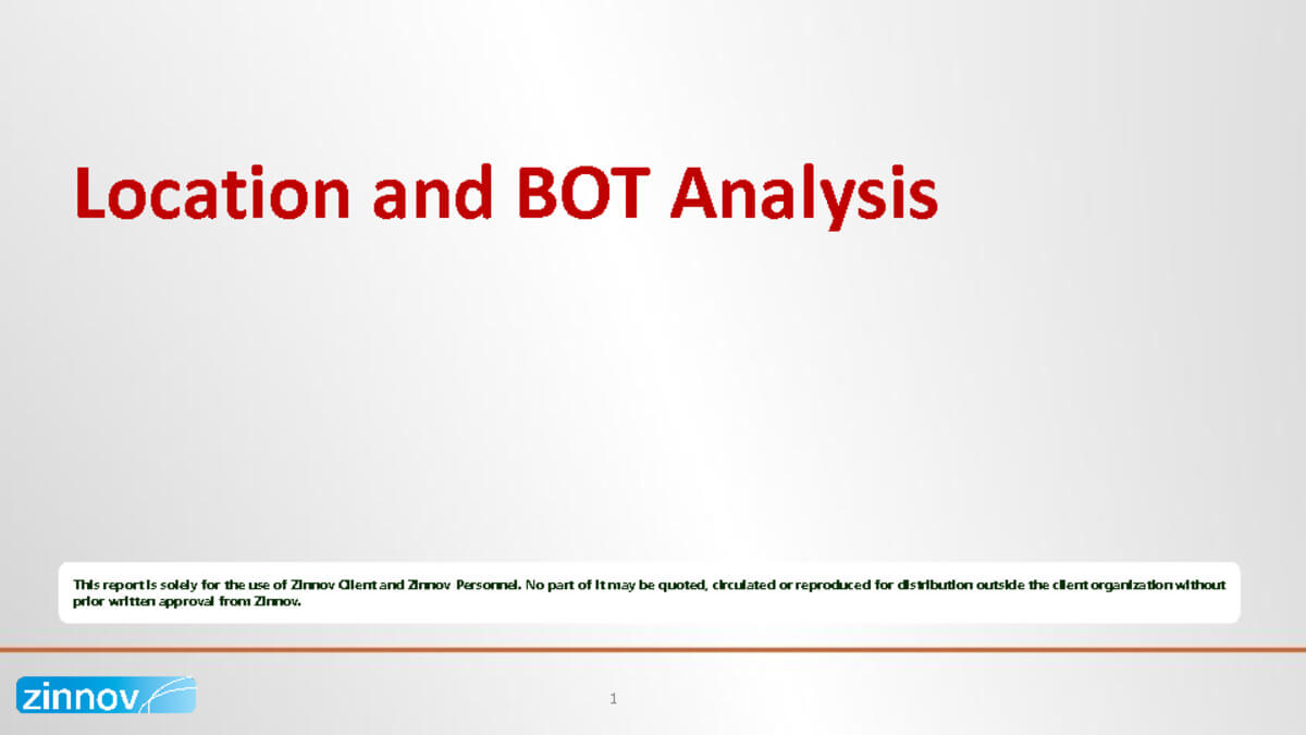 Location and BOT Analysis for an American Technology Giant